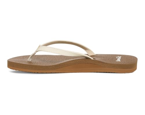 Image of Sanuk Yoga Joy Womens Flip Flops | Yoga Mat Footbed | Sandals for Women | Womens Yoga Sandals | Women's Beach Sandals