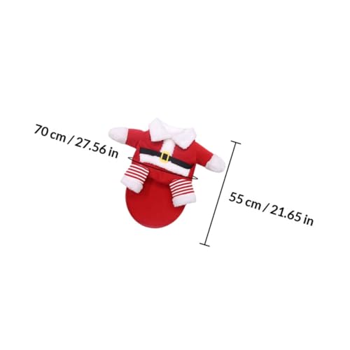 Disfraz Santa Claus para perros y gatos 5XL miniatura 2