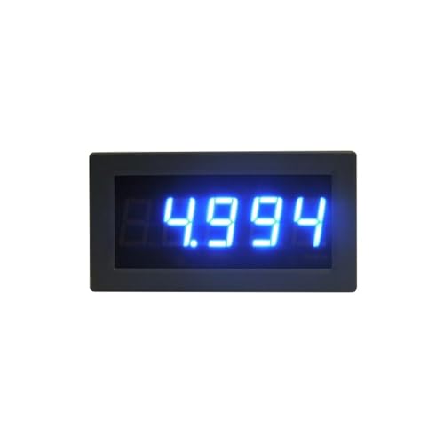 Voltmètre numérique CC haute précision avec affichage LED bleu 4.5 chiffres