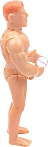 Novelty Wind Up Toys Funny Masturbating Man Wind Up Toys Creative Spoof Toys for Adults, Funny Party Supplies, Unique Creative Gift Brithday Gifts (Beige-1PC, One Size)