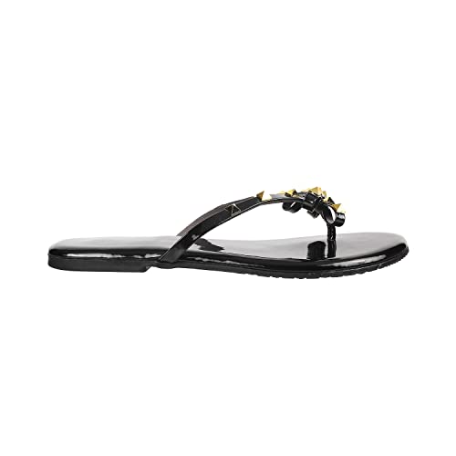 Image of Metro Women's Embellished Faux Leather Flat Fashion Slipper