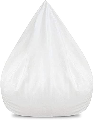 JTWEB - Funda para puf, Pera sin Relleno, Bolsa de Frijoles para Adultos y niños, Funda para Silla de pufs de Pera vacía, Forro Solo Bolsa de Frijoles Perezosos, Impermeable, no Lavar (80 x 90 cm)