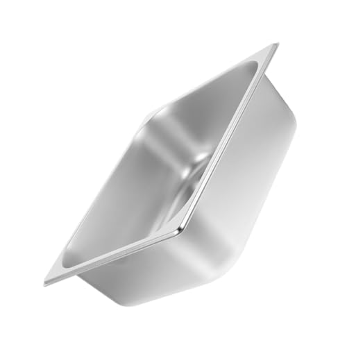 FUNOMOCYA Stainless Steel Buffet Tray Condiment Container Food Plate for Party Easy to Clean