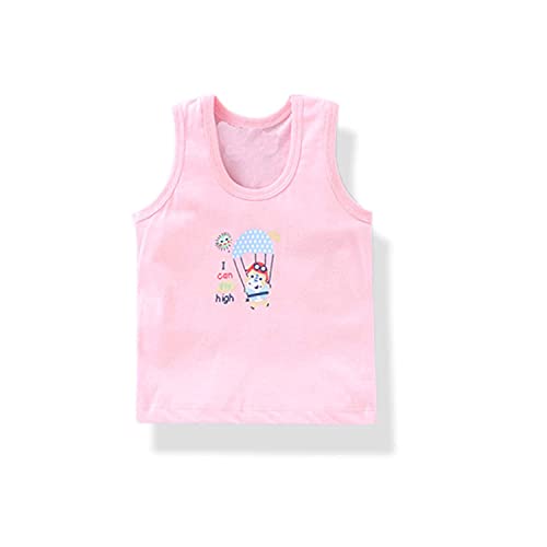 Image of KIKE New Born Baby Pure Cotton Printed Regular Fit Sando Innerwear Baniyan Kids Vest Infants Sleeveless Undershirts for Cute Boys Girls 0-24 Months Pack of 6