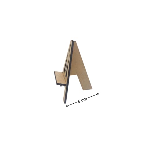 Kit 20 mini Cavalete MDF 8,5cm para decoração Sthoudt