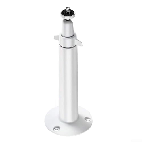 babominimer Soporte de pared ajustable para panel solar con construcción de aleación de aluminio para instalación en exteriores y ajuste óptimo de ángulo, blanco o (blanco)