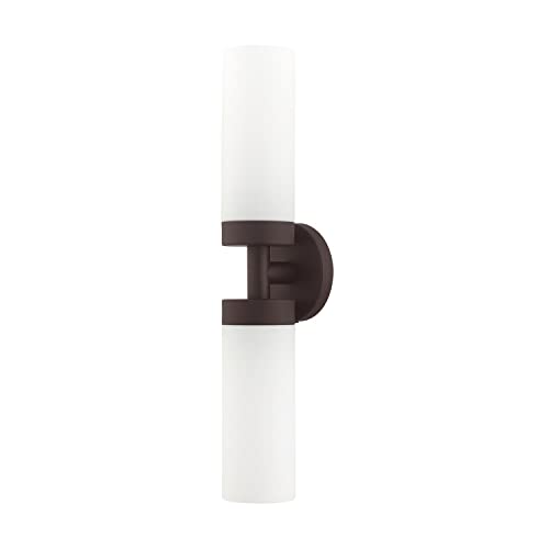 Image of Livex Lighting 15072-07 Aero Wall Sconce, Bronze