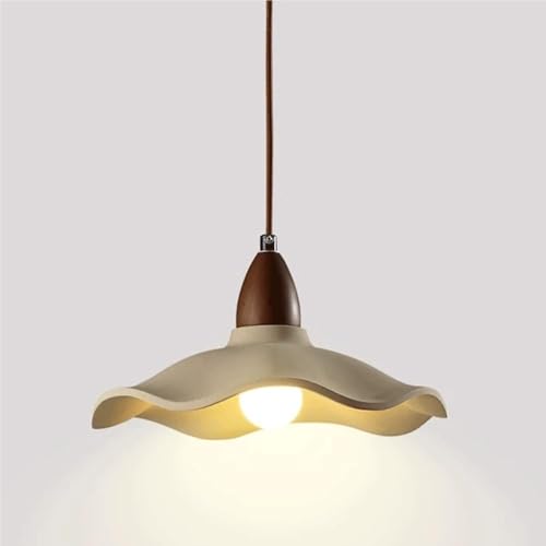 ITOSUI Suspension Japonaise en Forme de Lotus, Lampe Suspendue en Ciment à Hauteur réglable pour Restaurant, Chambre ou Salle à Manger