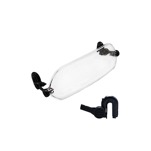 Pare-brise de moto réglable déflecteur d'air transparent de haute qualité