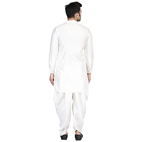 Image of TAHVO Men's Casual Cotton Kurta Shirt, Short Kurta