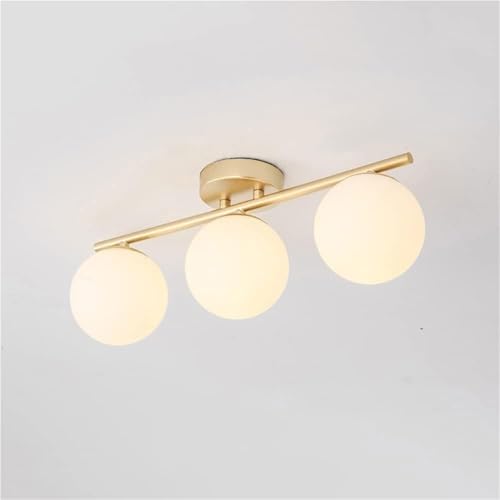 Plafonnier Encastré Moderne en Verre Luminaire Élégant 46 Cm
