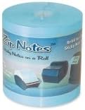 Sticky Notes Dispenser Refill, Robins Egg Blue Color, Sticky Notes On A Roll, Fits Zip Notes Dispenser Holder, Used for School, Home and Office Desk Use (0025)
