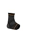 Shock Doctor Compression Knit Ankle Sleeve with Gel Support, Black/Grey, Adult-Medium