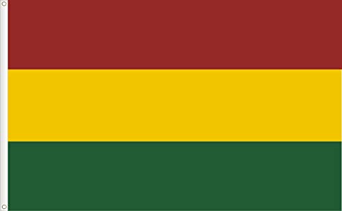 BANDERA DE BOLIVIA S/E. CALIDAD RASO ESTANDAR, MEDIDA GRANDE 150X90