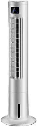 yoo Portable Air Conditioners Tower Fan Quiet Oscillating 8 Hour Timer 3 Speed Settings Remote Controlled Stand Up Floor Room Portable Fans For Bedroom And Home Office Use White