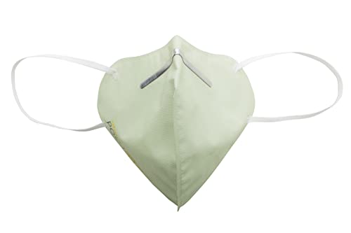 Snorflex POLLIsafe Pollenschutz-Maske gegen Allergien, filtert Pollen und Partikel, mehrfach verwendbar, leichte Atmung, enganliegend, Made in Germany (Lindgrün)