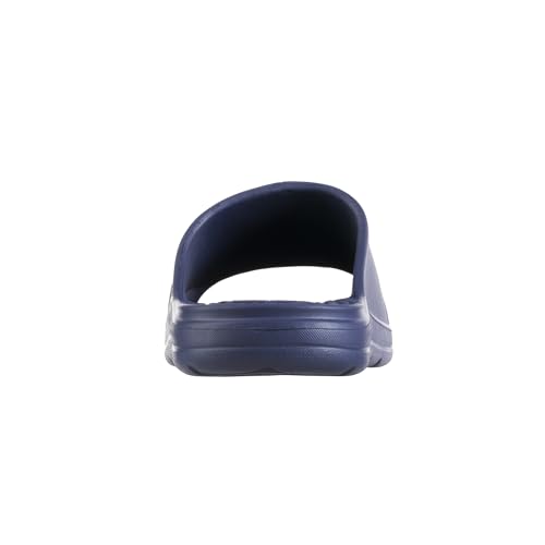 Image of Totes Men's Everywear Slide Sandals Lightweight Waterproof Comfort Slides with Cushioned Footbed for Pool, Beach & Everyday Wear