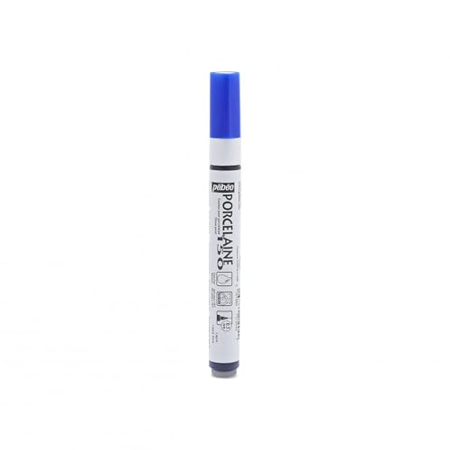 Porcelaine 150 Assorted China Paint Fine Tip Markers - Lapis Blue DIY Arts & Crafts Supplies Fun for Kids Heat-Resistant Finish Microwave & Dishwasher Safe Formula