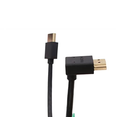 Image of HDMI 4K 60p 8K30p UHD Cable for BMPCC 4K ZCAM E2 Sony A7IV F55 Canon C300 GH5S Nikon Z9 Camera Ronin RS2 Teradek ATOMOS Ninja V Monitor Type A HDMI 2.1 Up Angle 25cm