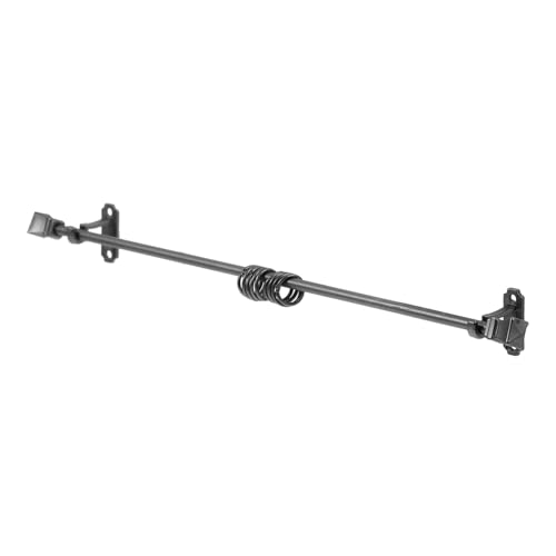 TOYANDONA 1 Juego Barra De Cortina De Casa De Muñecas Vara Puerta Muebles De Casa De Muñecas En Miniatura Barras De Cortina Barra De La Cortina Miniaturas Piscina Cifra Felpa Black Aleación