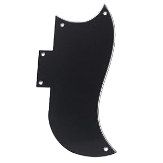 Accessories Pickguard for SG 3-ply Black 2 Humbucking 5Holes durable - Les Beatles, Paul McCartney, John Lennon, RIngo Starr, George Harrison