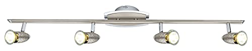 Preisvergleich Produktbild LS 4 GU10 NICKEL-MATT CHROM 'LURAS'