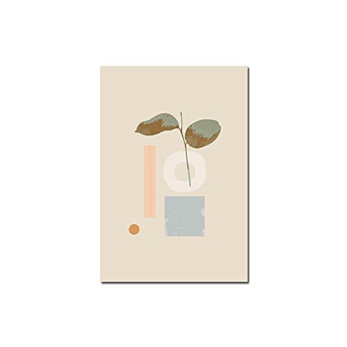 Dessin au trait moderne affiche botanique triptyque 40x60cm - 2