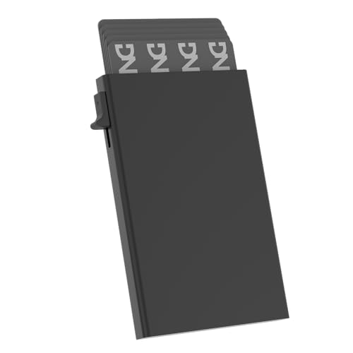 Tarjetero Automático Aluminio para Hombre y Mujer con...