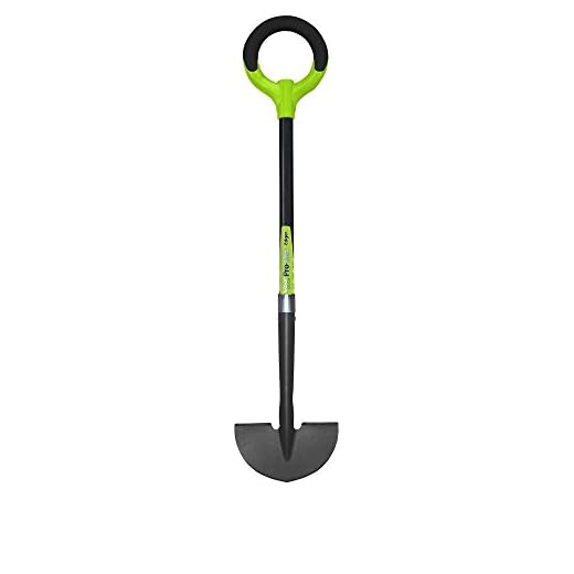 Radius Garden 25602 Pro-Lite Ergonomic Carbon Steel Edger, Green