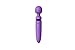 Shibari MEGA Deluxe, 28 Different Speeds and Pulses, Wireless, Waterproof, Large Sized Power Wand Massager (Purple)