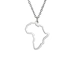 Muster: Afrika-Karten-Halskette