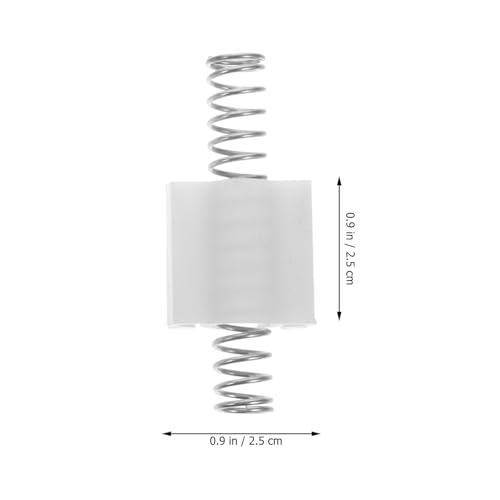 Kit de herrajes para puertas bifold Kisangel con pivotes metálicos superiores y rodillos para reemplazo de puertas plegables para clósets miniatura 4