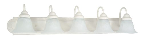 Image of Nuvo Lighting 60 /335 Traditional Five Light Vanity from Ballerina Collection in White Finish