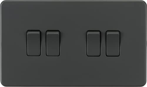 Screwless 10AX 4G 2-Way Switch, Anthracite