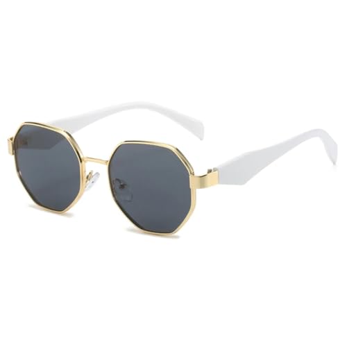 Lunettes de soleil tendance pour femmes et hommes de forme ronde UV400