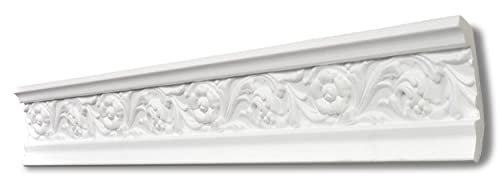 DECOSA Moulure G3 (Gracia) - polystyrène - blanc - 50 x 80 mm - longueur 2 m - 10 pièces (=20 m)