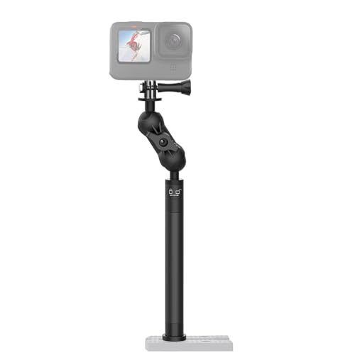 29" Adjustable Kayak Camera Mount with Infinitely Extendable Stand, Kayak Sports Camera Mounting...
