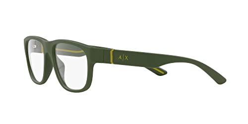 Image of Armani Exchange mens Ax3102u Universal Fit Square Prescription Eyewear Frames