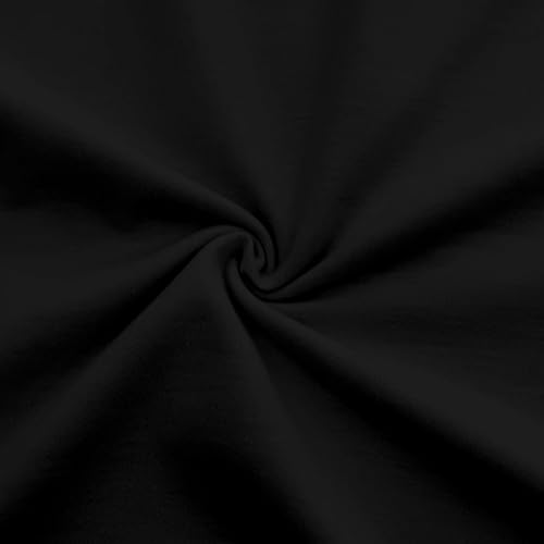 Men's Twill Shirt Casual Button Crew Neck Solid Color Long Sleeve T Shirts Loose Fit Comfortable Soft Sweatshirt3