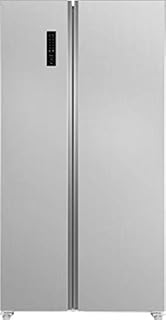 Frigidaire FRSG1915AV 36'' Freestanding Counter Depth Side by Side Refrigerator with 18.8 cu. ft. Capacity, Glass Shelves, Crisper Drawer, Frost Free Defrost, in Brushed Steel