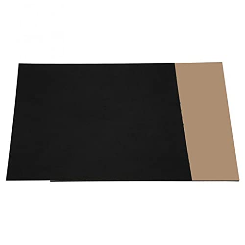 Lysee 3D Printer Parts & Accessories - Build Surface 220X220mm Flex Magnetic Print Tape Hot Bed Sticker Plat Backplane A-Side + B-Side Build Surface Tape - (Color: Black)