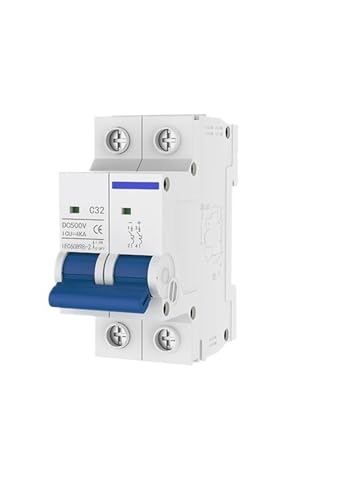 Interruptor de desconexión CC de montaje en Riel Din para sistema solar 500V 1000V
