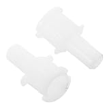 SWOOMEY 2個空調導風板軸套 スイング風バッケル ホワイトプラスチック製 簡単取り付け クリップデザイン 冷暖房効率向上 家 オフィス用