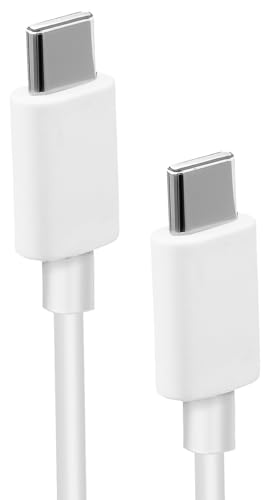 Image of AINE 30W USB-C to USB-C Fast Charging Cable Compatible with Google Pixel 8 8 Pro 7 7 Pro 7a 6a 6 6 Pro 5 - Power Delivery Type-C Cord - White | Original Charging Speed
