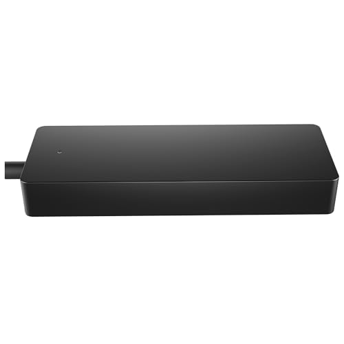 HP - PC Hub multiport 4K USB-C, câble Tout-en-Un, Puissance jusqu'à 65 W, 4 Ports USB-C avec Vitesse jusqu'à 10 Gbps, Compatible avec Windows 10, Windows 11, WoA, ChromeOS, Android, MacOS, iPadOS,