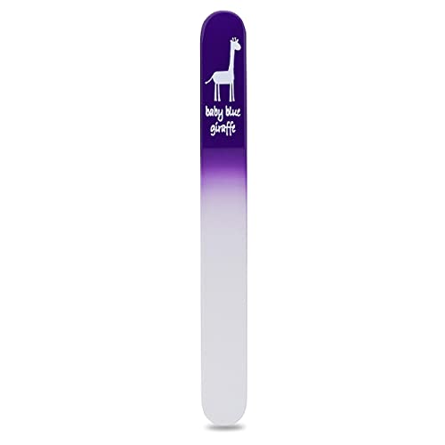 Image of Baby Nail File by baby blue giraffe The Original Glass Baby Nail File- 100% Made in Europe (Purple)