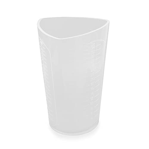 Modixun Silikonharz-Messbecher, dicke Silikon-Mischbecher mit 3 Maßeinheiten, Antihaft-Silikon-Mischbecher für Epoxidharz, 1000 ml Cover