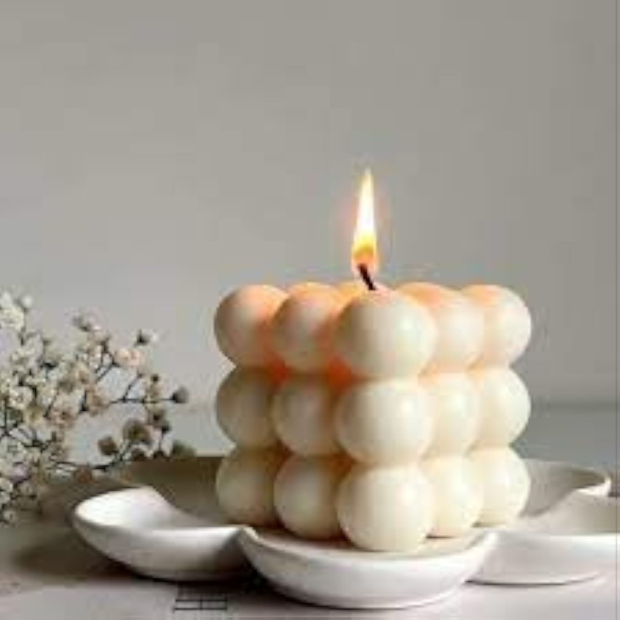 Bubble Blush Candle, Decorative Scented Candle