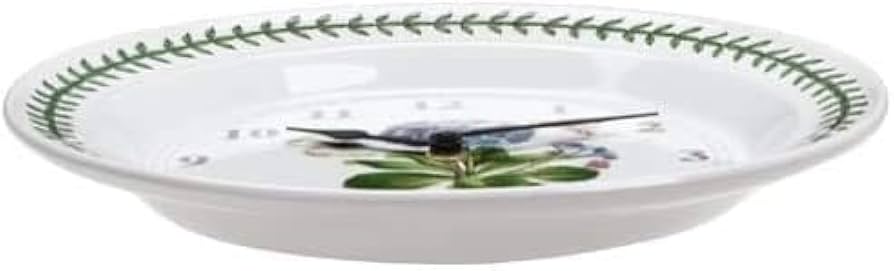 ポートメリオン Portmeirion バリエーション 花柄 掛け時計 27cm Kitchen Wall Clock (Lilac) | Portmeirion