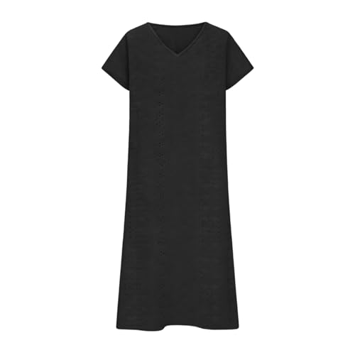 Robe fluide élégante en maille douce supérieure coupe polyvalente chic